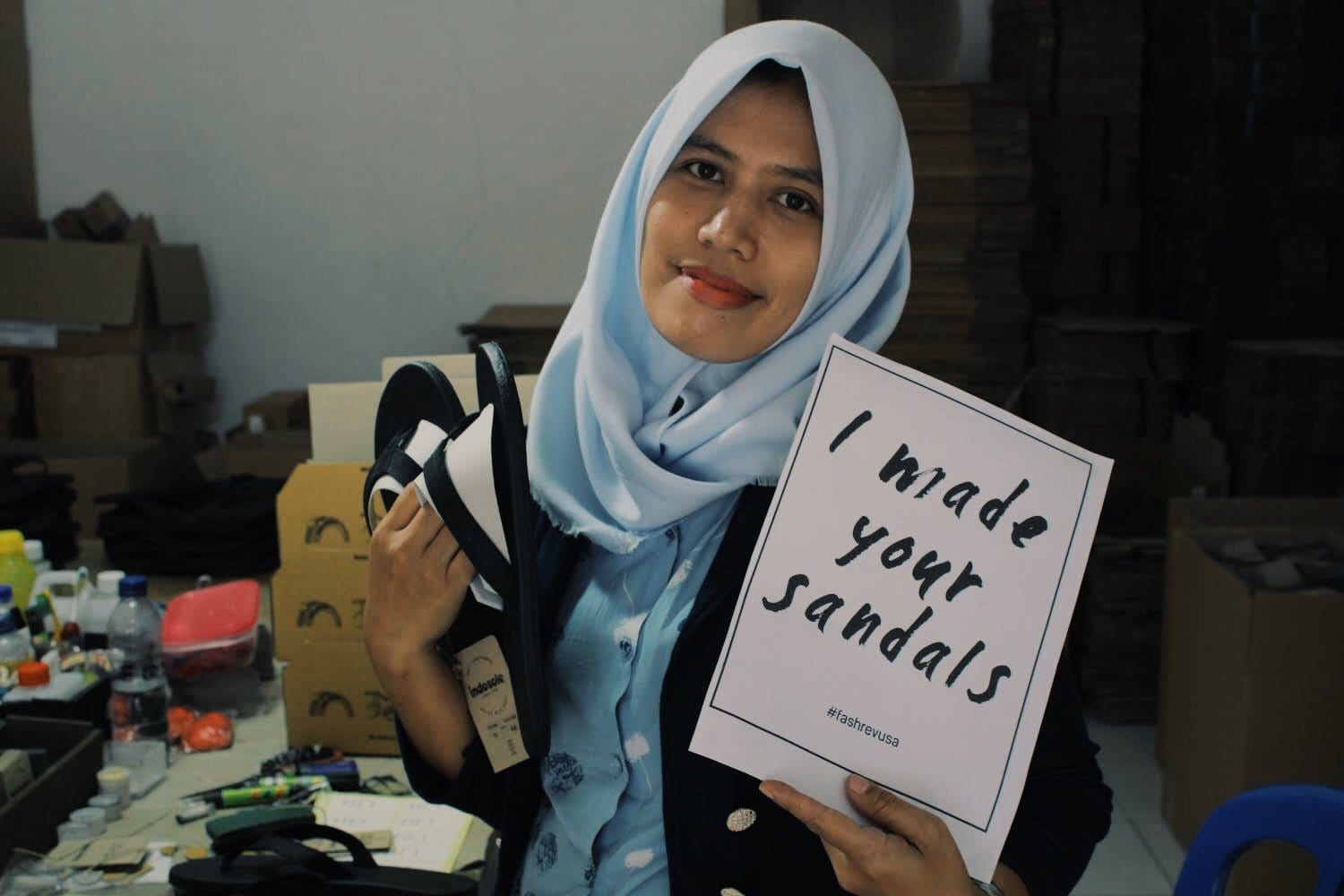 Fashion Revolution Week #IMADEYOURSANDALS