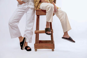 Women's Slide Sneaker Sole - Black/Sea Salt Sole