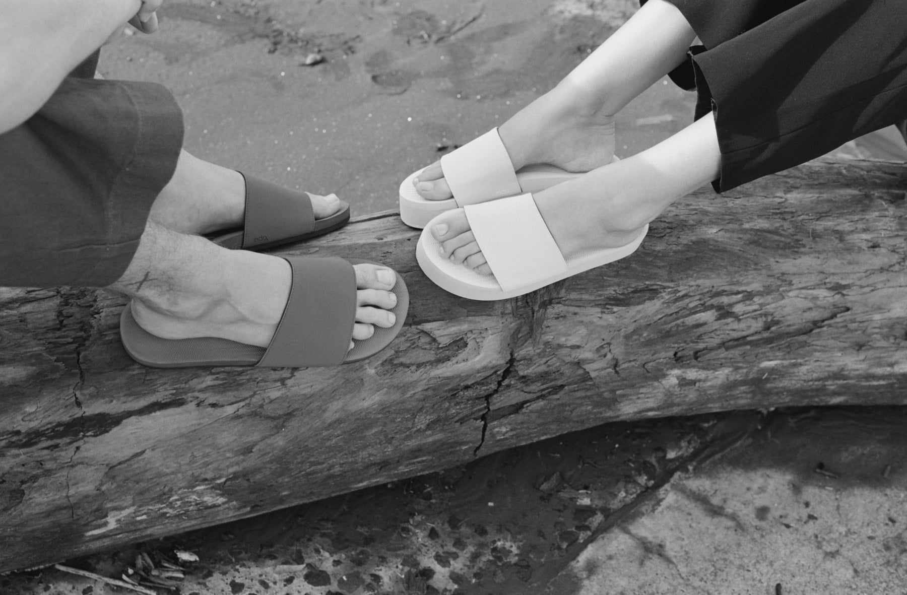 Sandales à plateforme pour femmes - Rouille