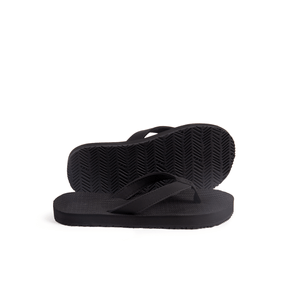 grom's flip flops black Indosole