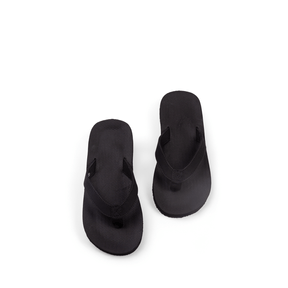 grom's flip flops black Indosole