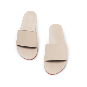 Women's Slide Sneaker Sole - Sea Salt/Orange Sole